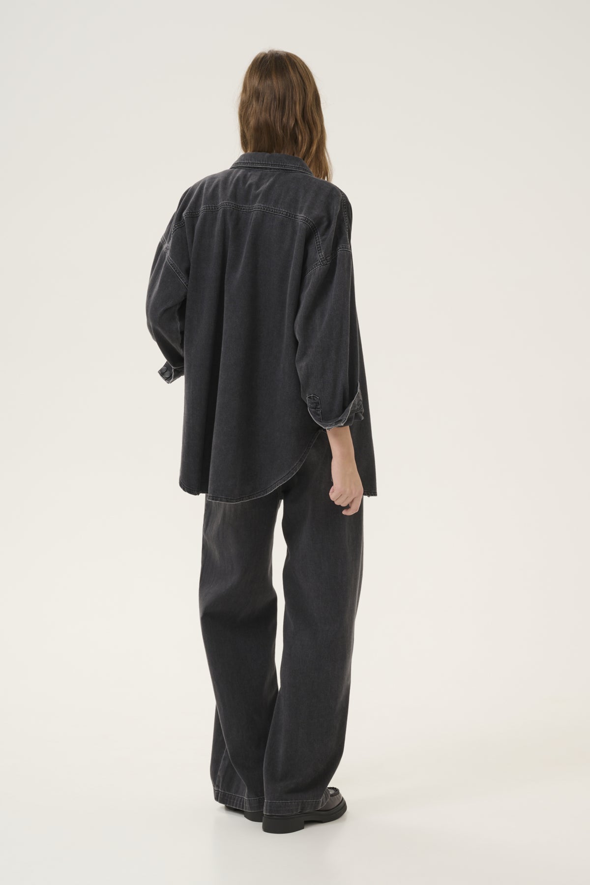 MaloMW 143 Shirt Dark Grey Wash - 10704347