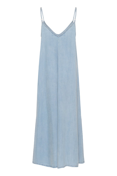 NellyMW Strap Dress Light Blue Wash - 10704742 Thumbnail