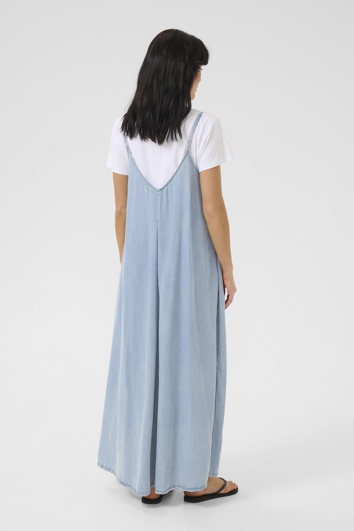 NellyMW Strap Dress Light Blue Wash - 10704742