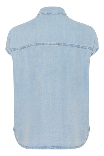 NellyMW SS Shirt Light Blue Wash - 10704744 Thumbnail