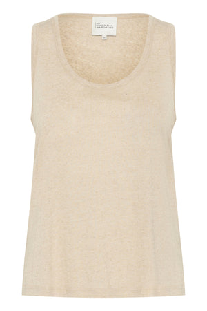 LisaMW Top Oatmeal Melange - 10704763