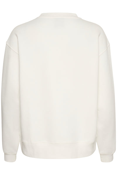 DiegoMW Logo Print Sweat Snow White - 10704925 Thumbnail