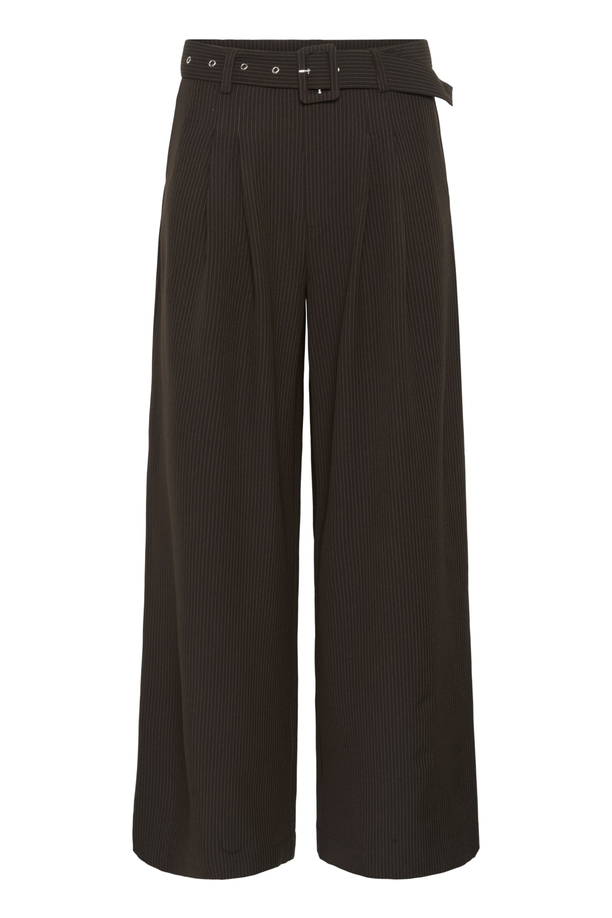 VittaMW High Wide Pant Espresso W. Stripe