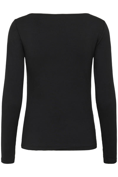 VistaMW Boat Neck Blouse Black - 10705004 Thumbnail