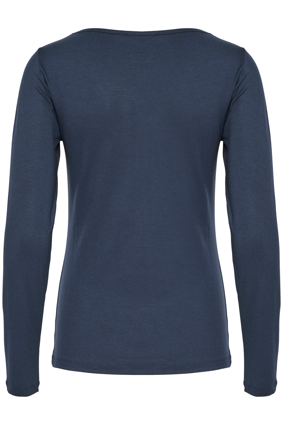 VistaMW Boat Neck Blouse Dark Sapphire Blue - 10705004