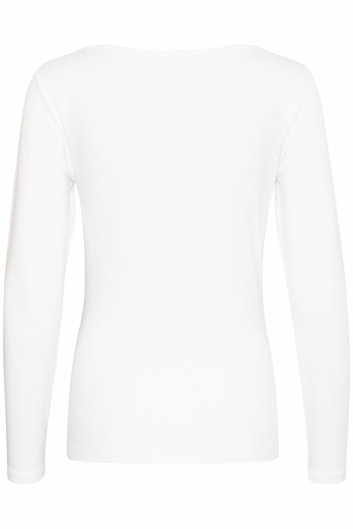 VistaMW Boat Neck Blouse Bright White - 10705004