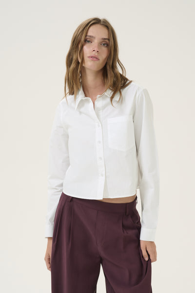 SunnaMW Short Shirt Bright White - 10705024 Thumbnail