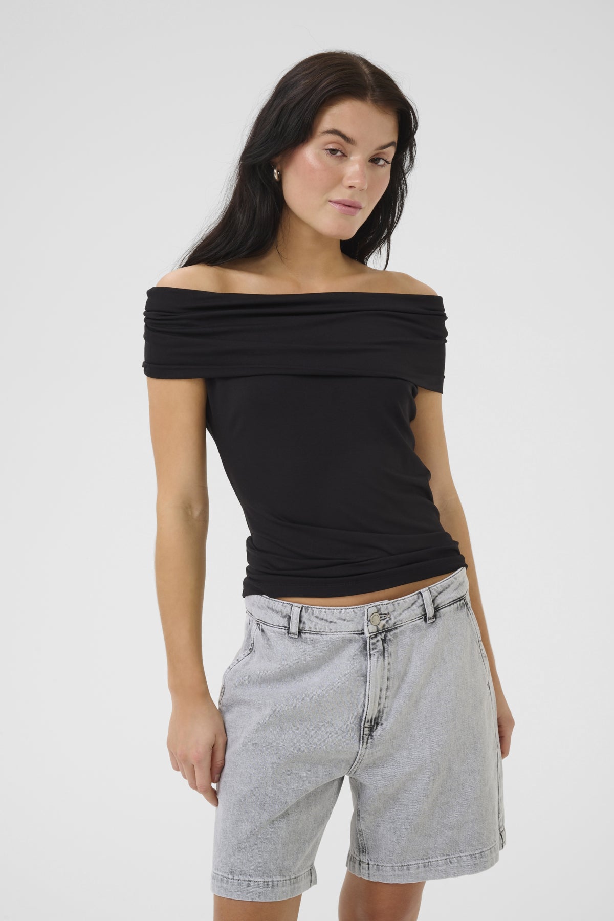 VistaMW Off Shoulder Top Black - 10705033