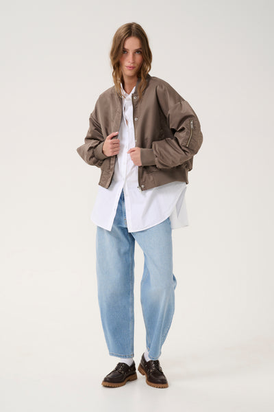 HelgaMW Short  Bomber Jacket Major Brown - 10705042 Thumbnail
