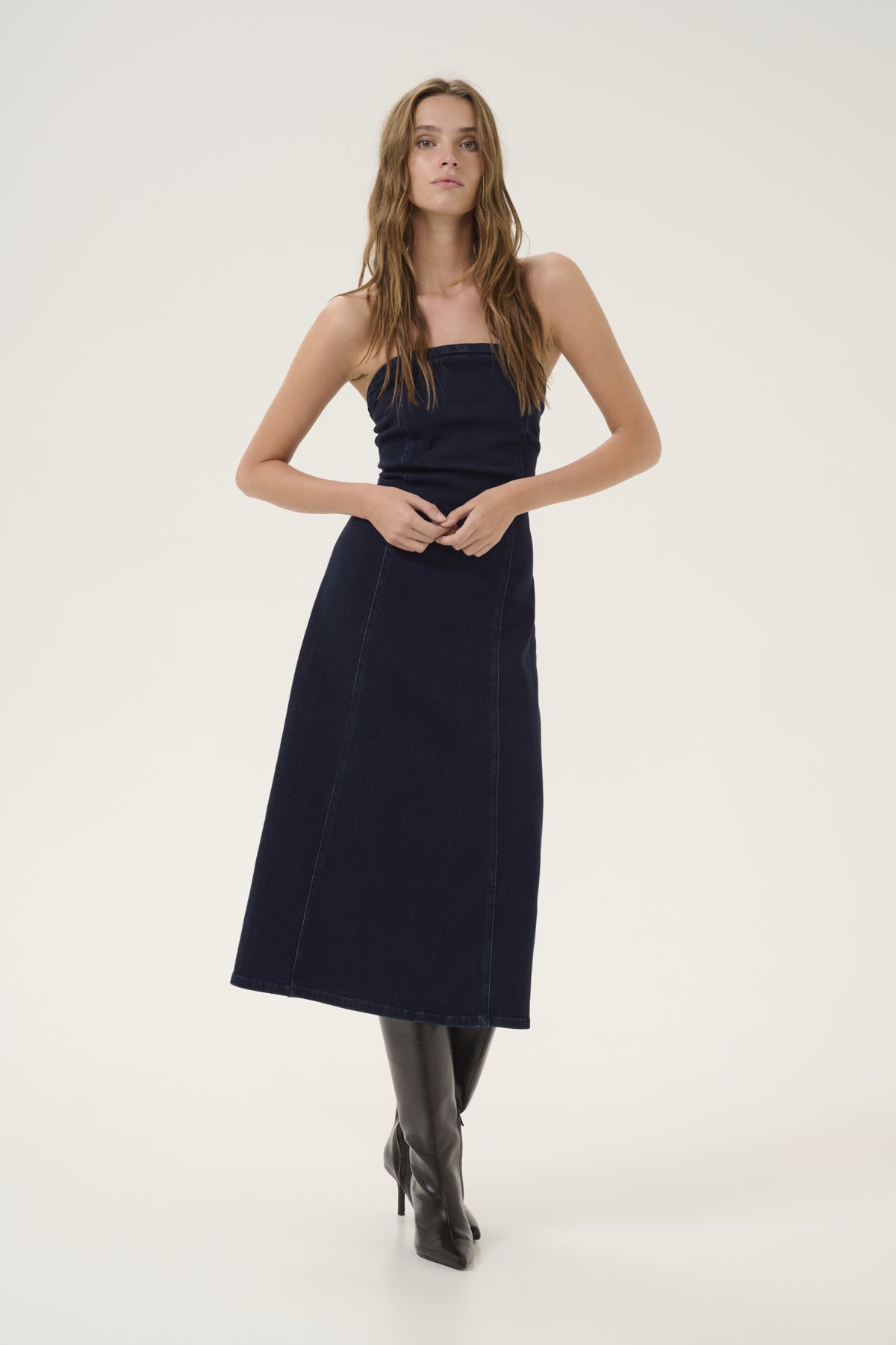 AyoMW 158 Dress Dark Blue Un-Wash - 10705055