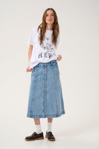 DangoMW 144 Skirt Light Blue Retro Wash - 10705061 Thumbnail