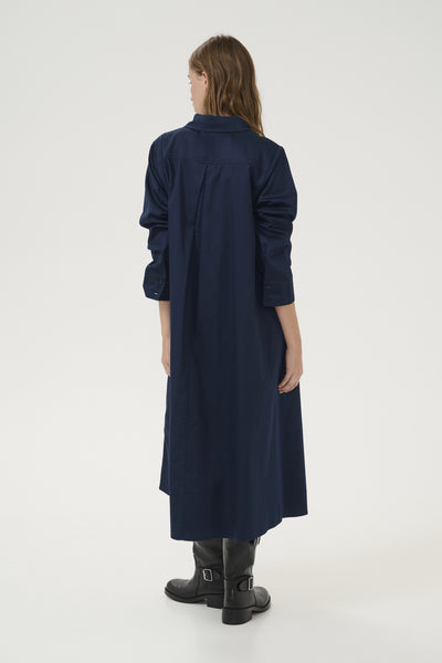 SunnaMW Long Dress Dark Sapphire Blue - 10705067 Thumbnail