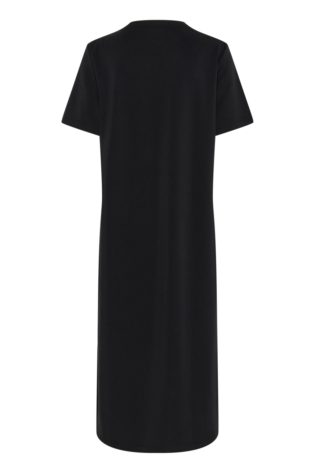 HelleMW R-Neck Long Dress Black - 10705075