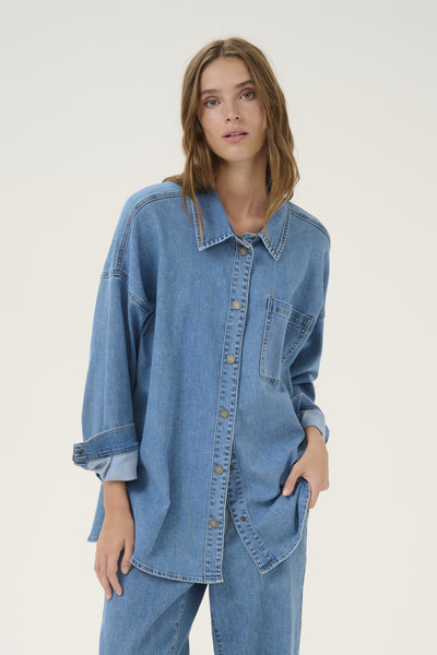 LaraMW 115 Malo Shirt Medium Blue Wash Thumbnail