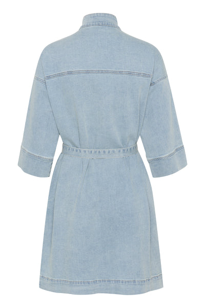 LaraMW 115 Dress Light Blue Wash - 10705084 Thumbnail