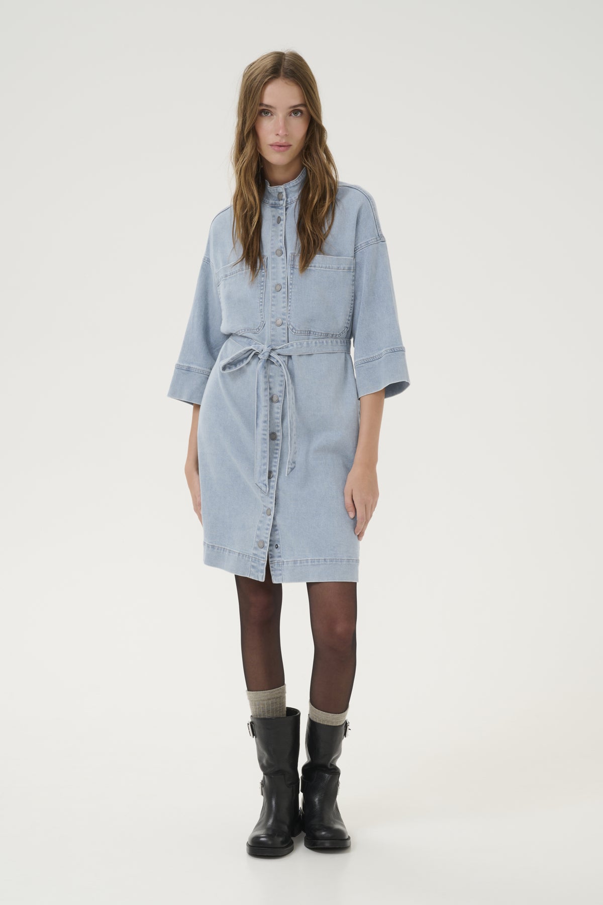 LaraMW 115 Dress Light Blue Wash - 10705084