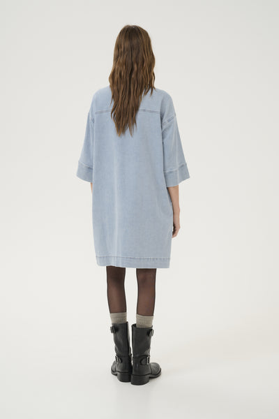 LaraMW 115 Dress Light Blue Wash - 10705084 Thumbnail