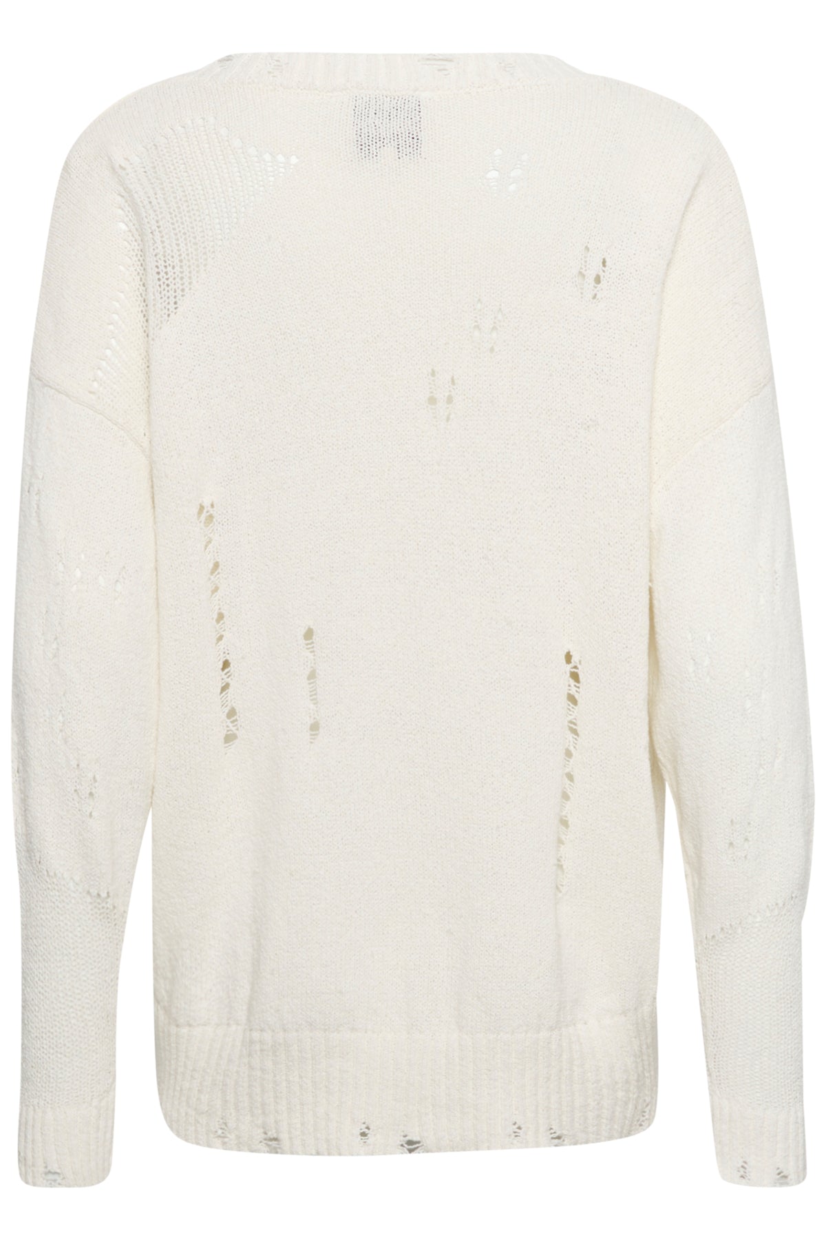 JillMW V-Neck Pullover Snow White - 10705087