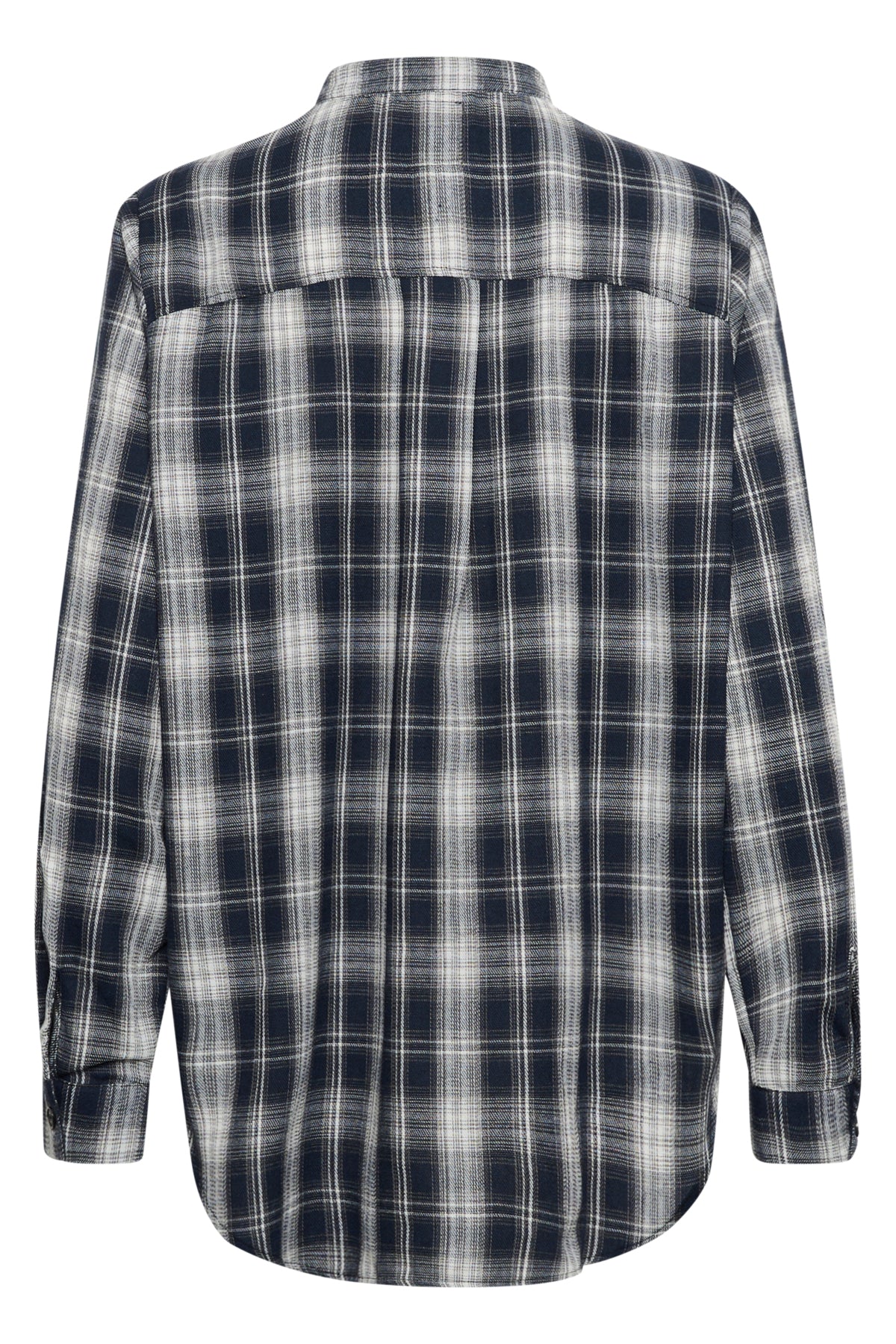 HarrisMW Shirt Dark Sapphire Blue Check - 10705091