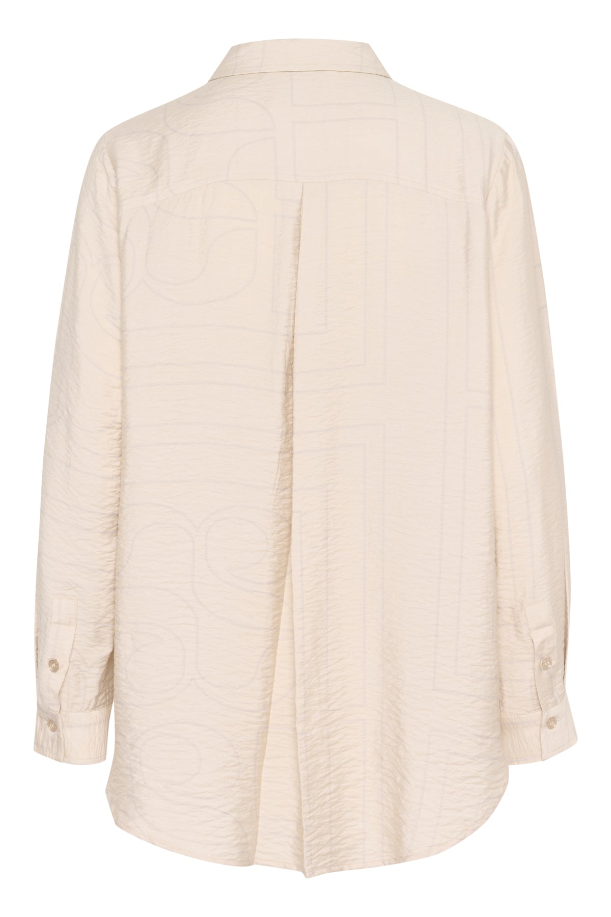 KellyMW Shirt Oatmeal AOP - 10705100