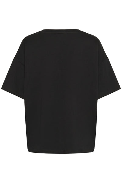DanaMW Emb. Tee Black - 10705101 Thumbnail
