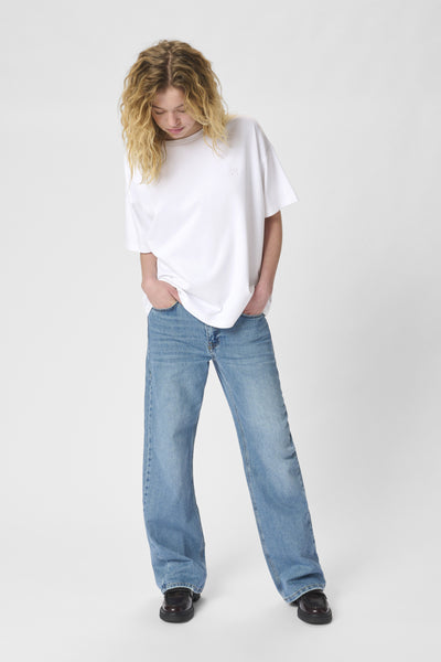 DanaMW Emb. Tee Bright White - 10705101 Thumbnail