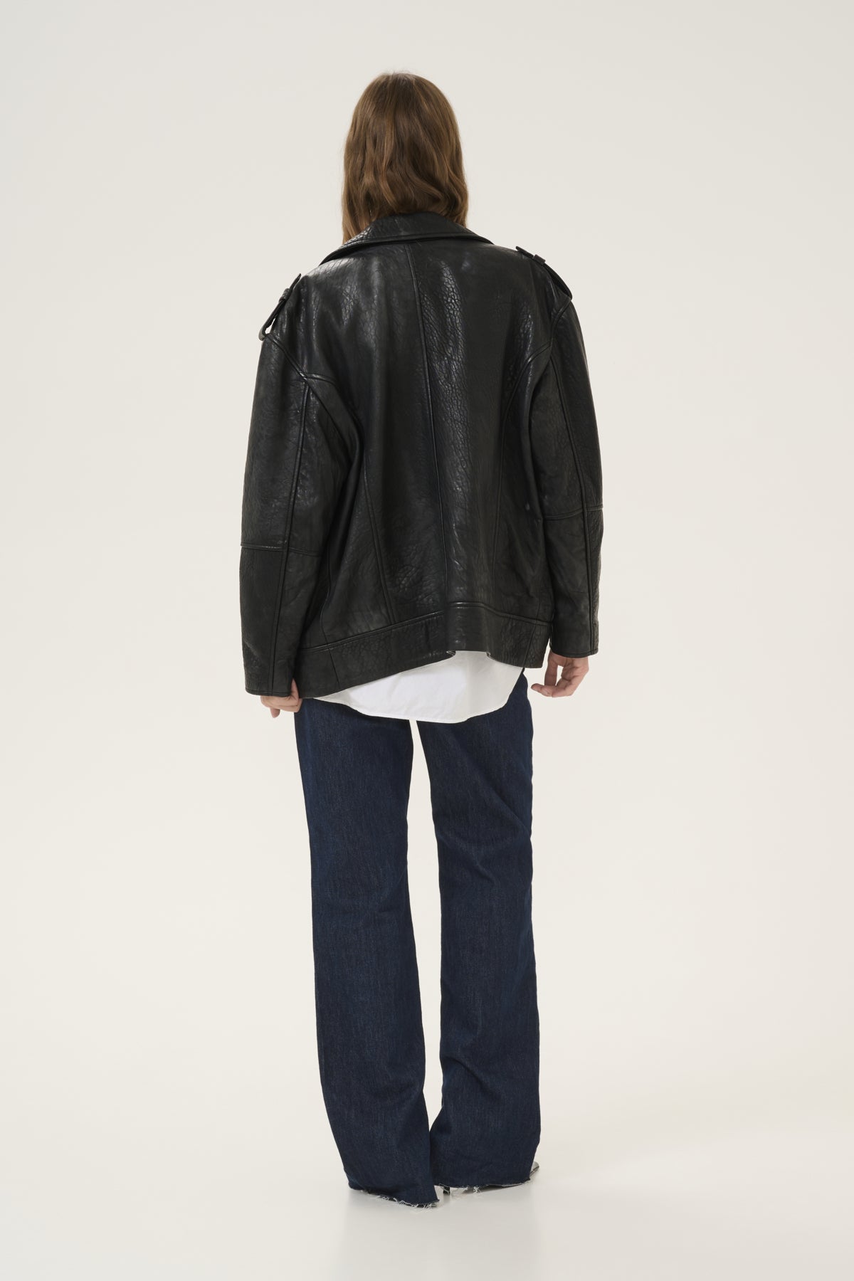 GinaMW Leather Jacket Black