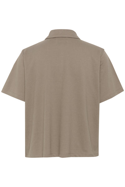 AbbyMW Polo Tee WALNUT - 10705134 Thumbnail