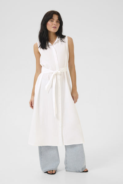 SunnaMW Sleeveless Dress Bright White - 10705148 Thumbnail