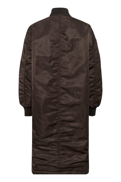 HelgaMW Reversable Long Jacket Espresso - 10705191 Thumbnail