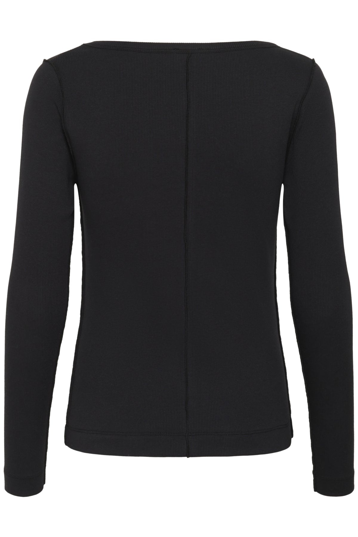 MandyMW Boatneck LS Blouse Black - 10705207