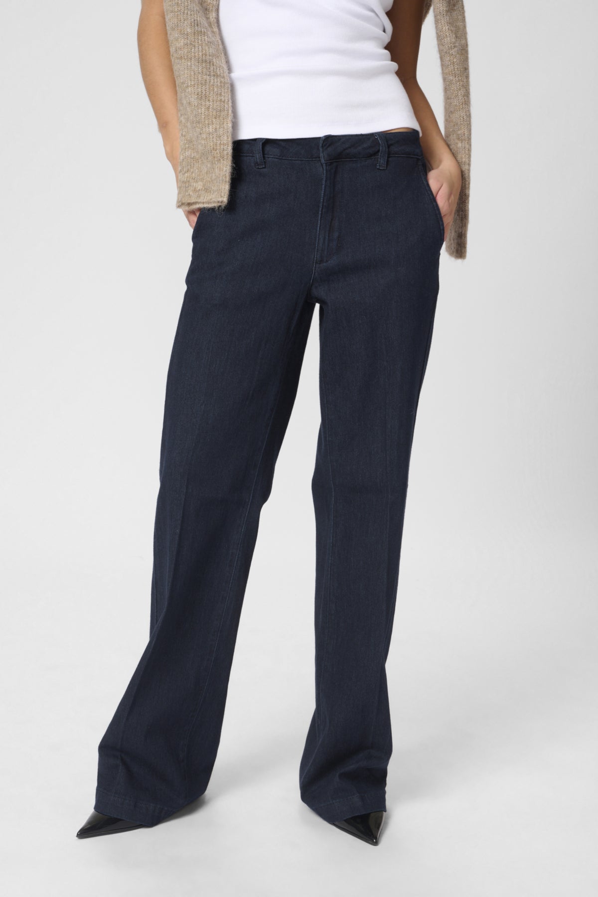 30 THE LARA 115 PANT Dark Blue Un-Wash - 10705210