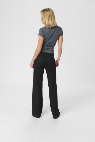 30 THE LARA 115 PANT Black Wash - 10705210 Thumbnail