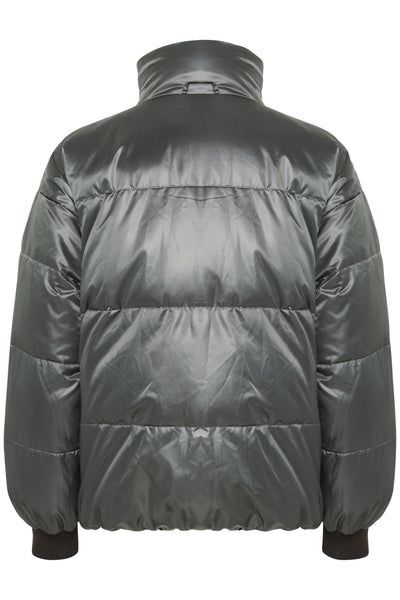 GlossyMW Reversable Down Jacke Espresso - 10705224 Thumbnail