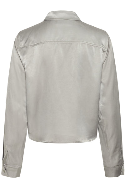 EstelleMW Short Shirt Moon Mist - 10705227 Thumbnail