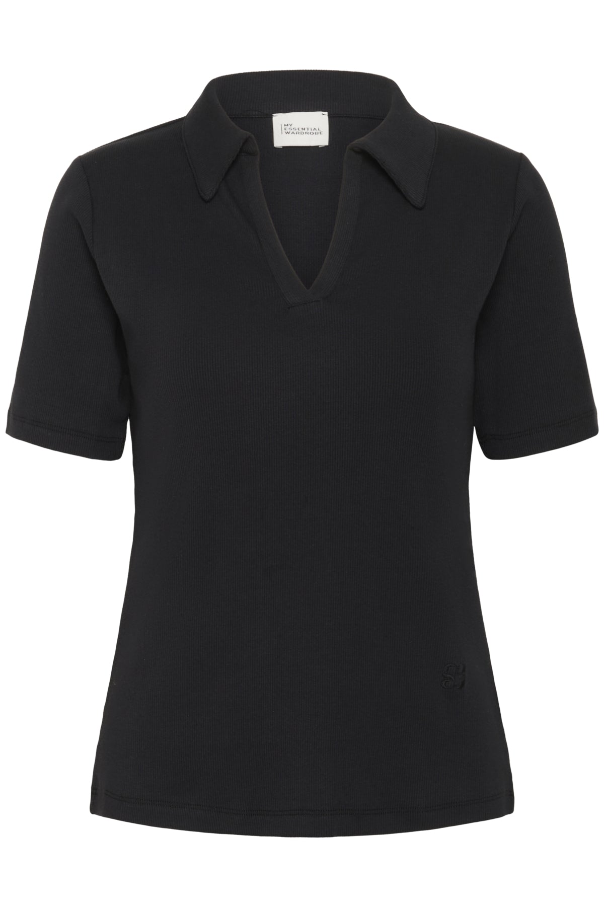 MandyMW Polo Tee Black - 10705230