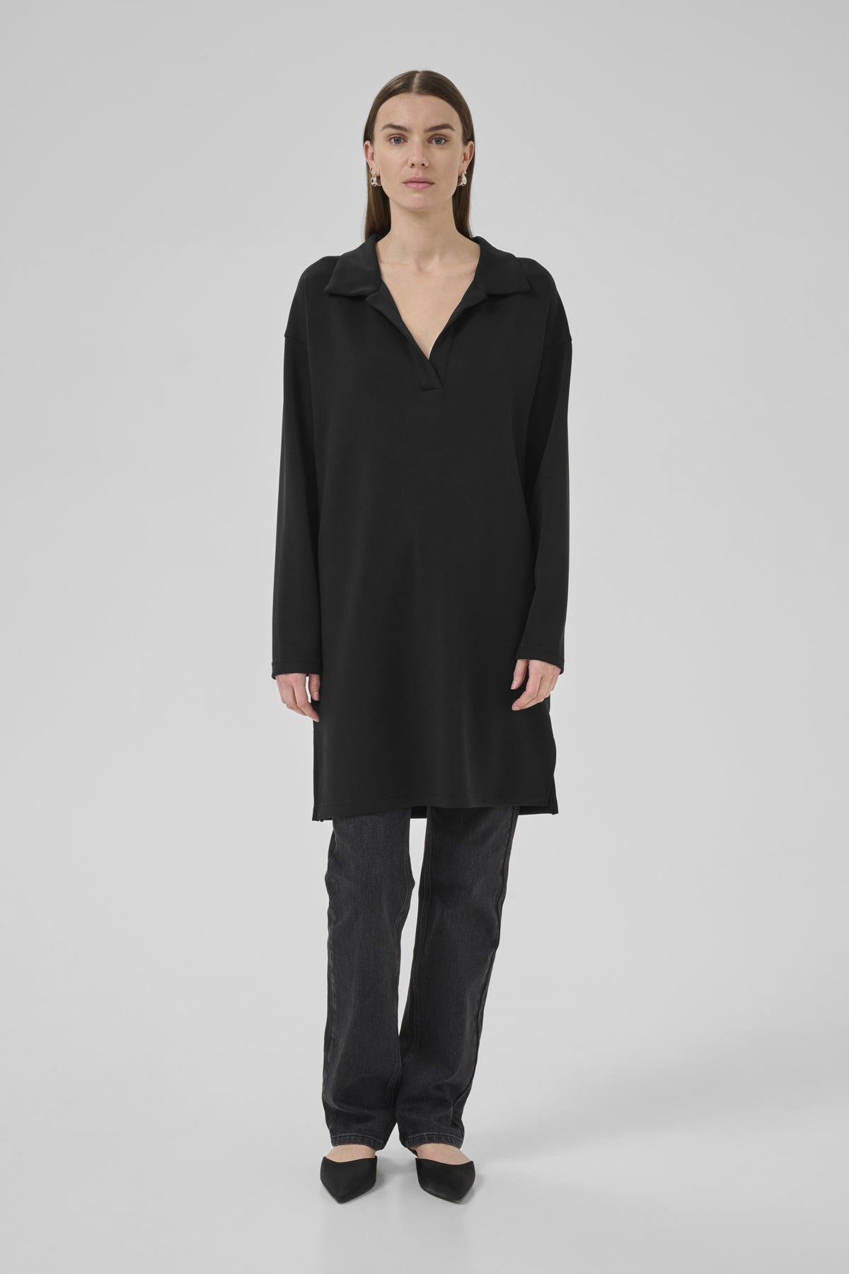 HelleMW Polo Dress Black - 10705233