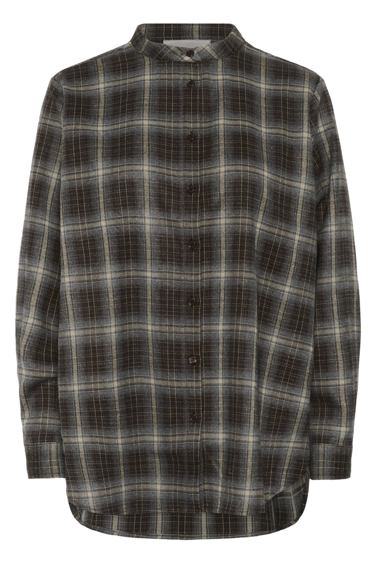 MarlyMW Shirt Espresso Check - 10705235