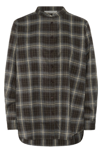 MarlyMW Shirt Espresso Check - 10705235 Thumbnail