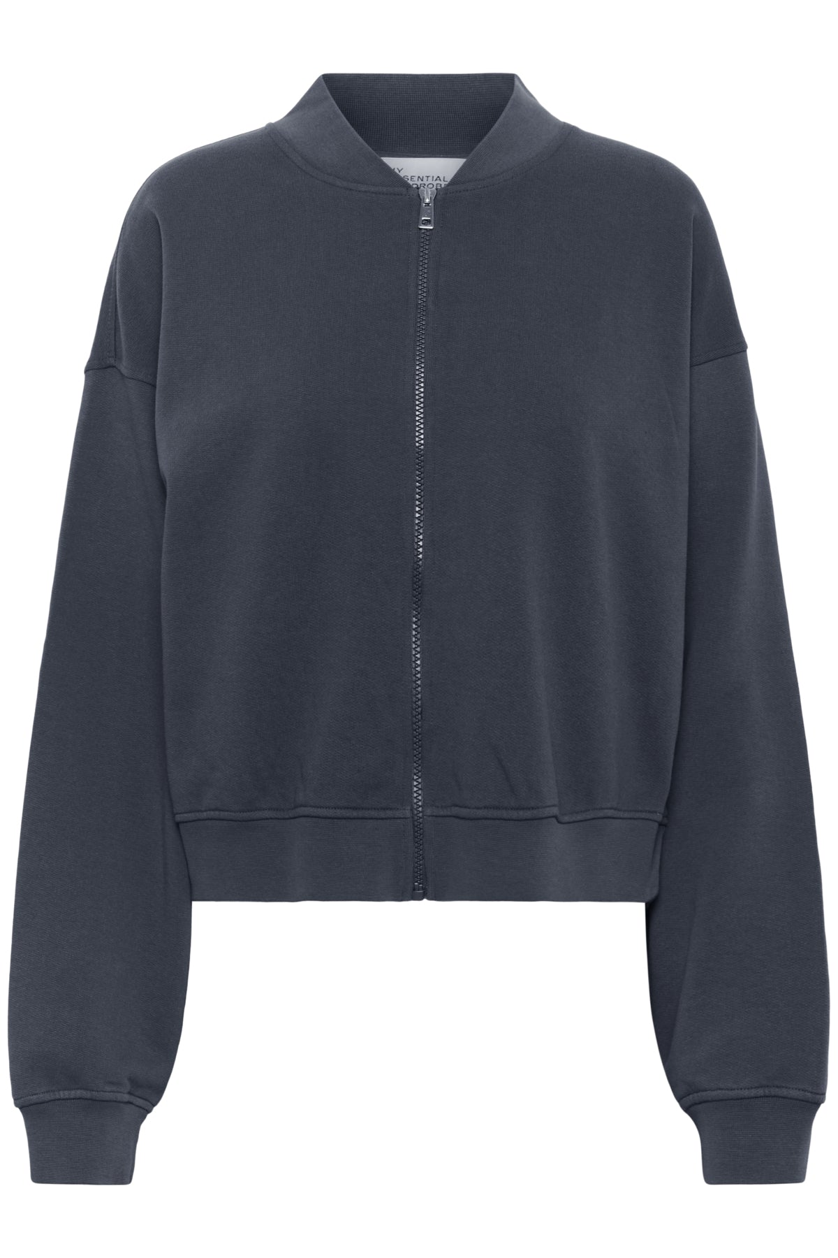 MetaMW Short Sweat Jacket Dark Grey Random Wash - 10705247