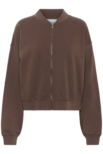 MetaMW Short Sweat Jacket Tobacco Ramdom Wash - 10705247 Thumbnail