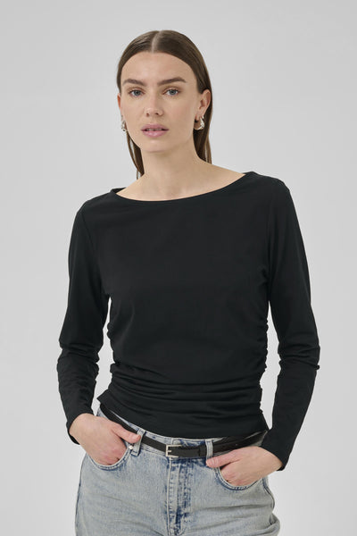 LeaMW Blouse Black - 10705254 Thumbnail