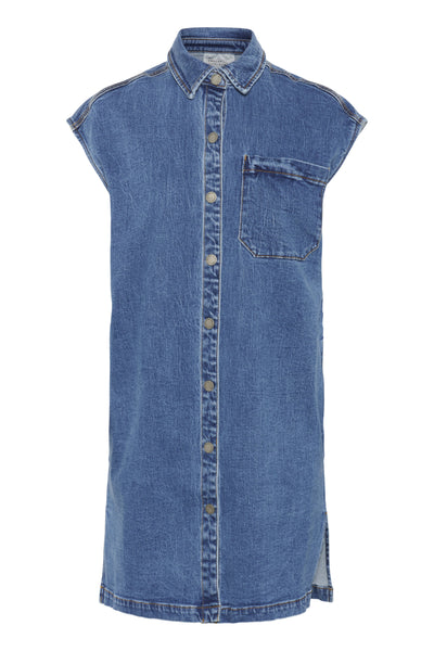 MWLeyla 144 Shirt Dress Medium Blue Wash - 10705257 Thumbnail
