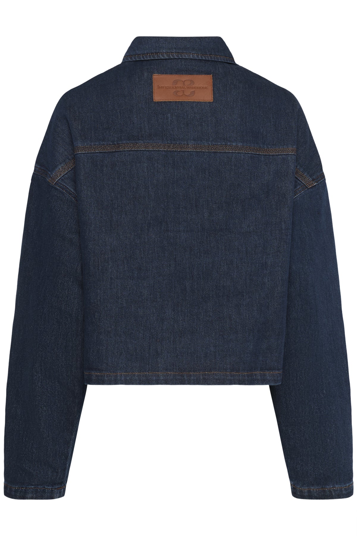 MWMalle 139 Deco Denim Jacket Dark Blue Un-Wash - 10705268