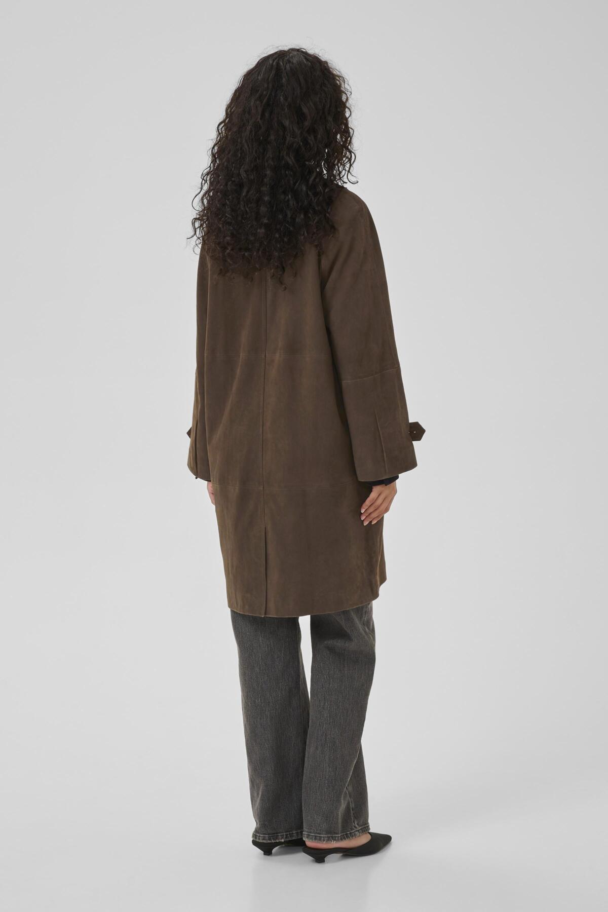TaraMW Suede Coat Delicioso - 10705270