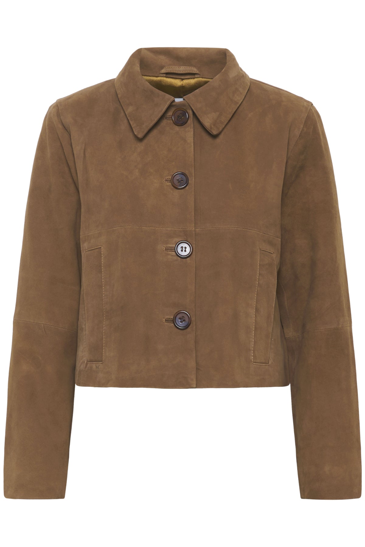 PetraMW Suede Jacket Tobacco Brown - 10705274