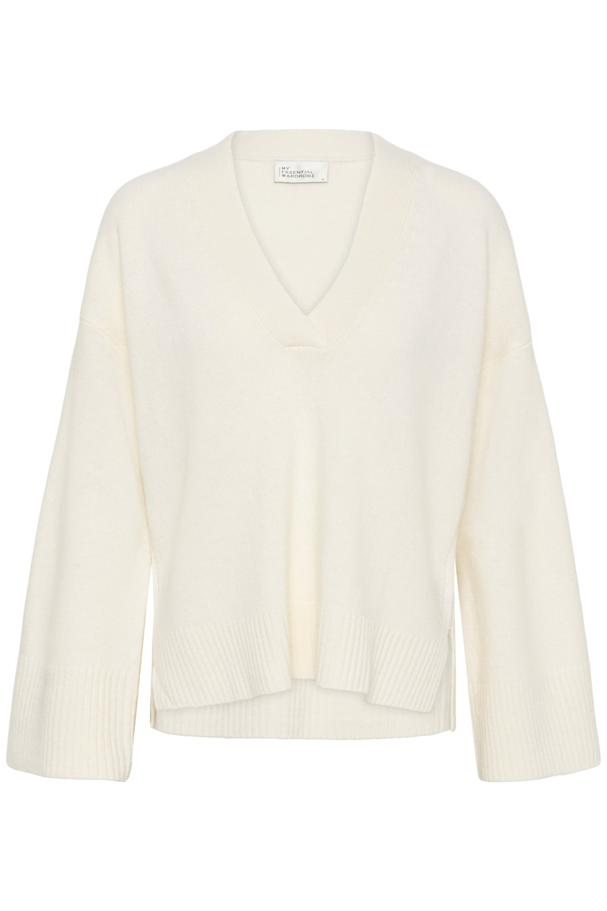 HuxiMW V-Neck Pullover Snow White - 10705282