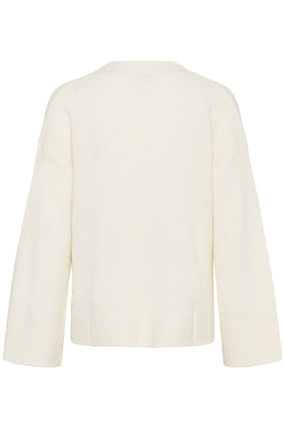 HuxiMW V-Neck Pullover Snow White - 10705282 Thumbnail