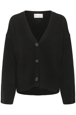HuxiMW Knit Cardigan Black - 10705283