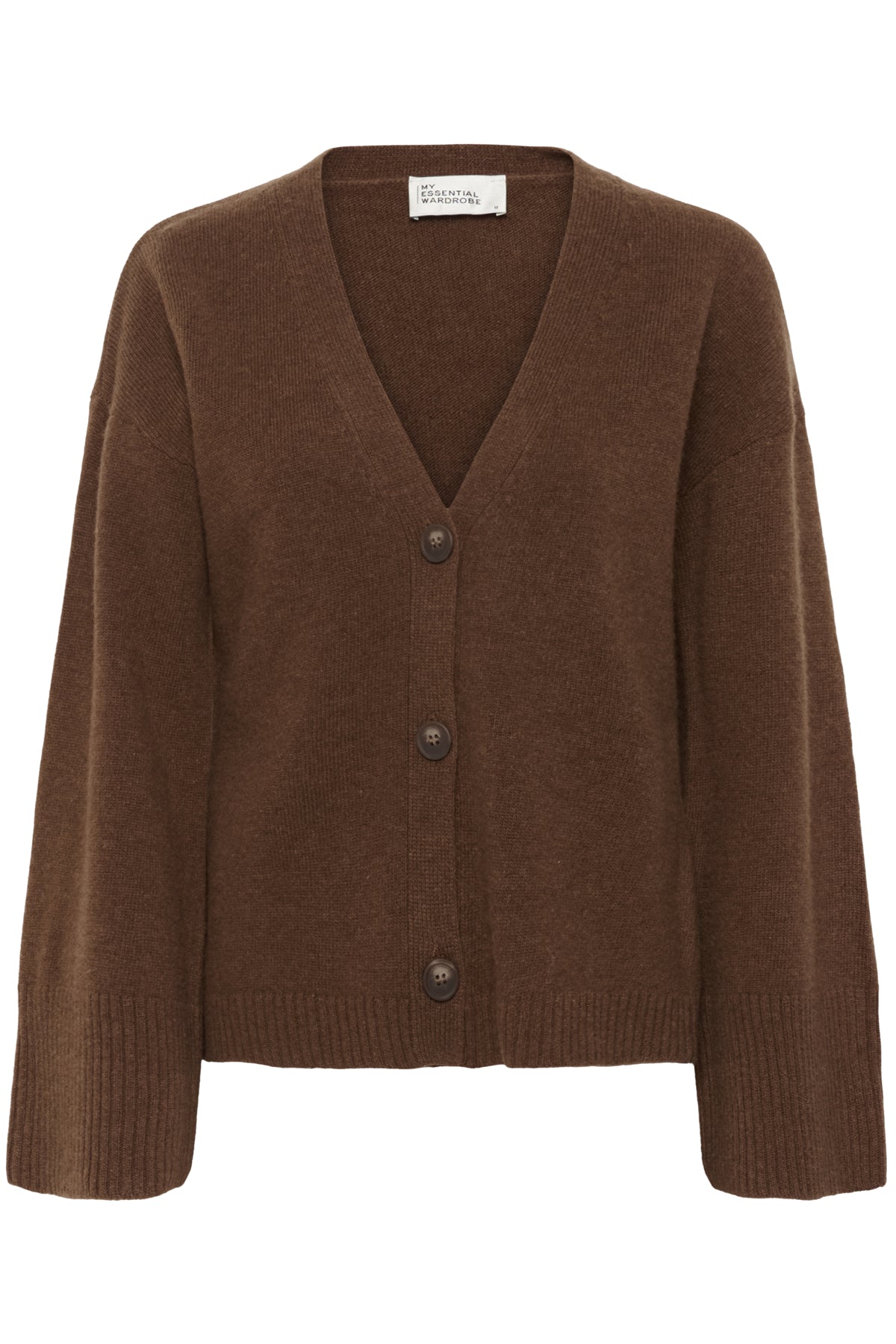 HuxiMW Knit Cardigan Tobacco Brown - 10705283